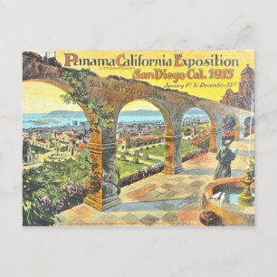 San Diego Panama Exposition - Vintage Postcard Briefkaart