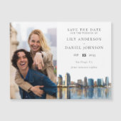 San Diego Photo Wedding Save The Date Magnetische Uitnodiging (Voorkant)