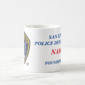 San Diego Police Morphing Mok, 11 oz Magische Mok (Center)