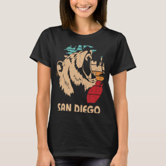 San Diego Retro Beer brullen San Diego Californië T-shirt