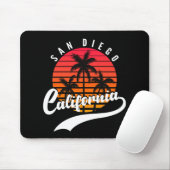 San Diego Retro Sunset Muismat (Met muis)