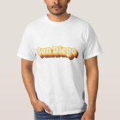 San Diego Retro tekst T-shirt (Voorkant)