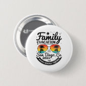 San Diego Ronde Button 5,7 Cm (Voorkant /achterkant)