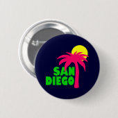 San Diego Ronde Button 5,7 Cm (Voorkant /achterkant)