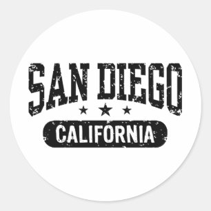 San Diego Ronde Sticker