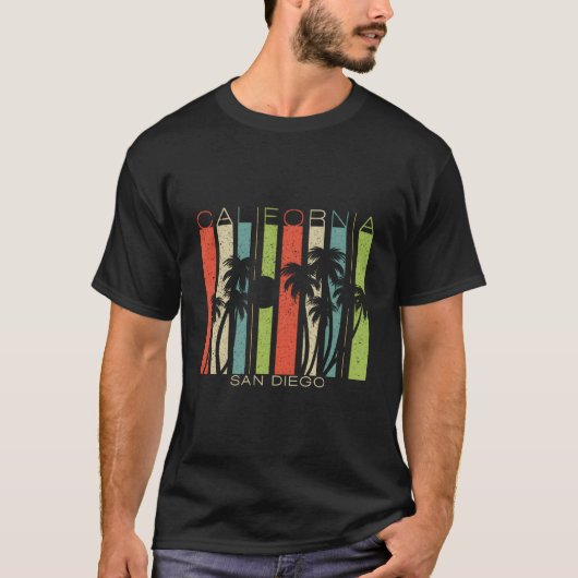 San Diego San Diego California T-shirt (Voorkant)