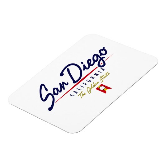 San Diego Script Magneet (Linkerzijde)
