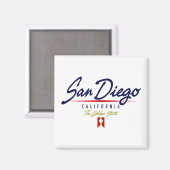San Diego Script Magneet (Voorkant / Achterkant)