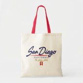 San Diego Script Tote Bag (Voorkant)