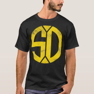 San Diego SD - startmonogram speldag padre T-shirt