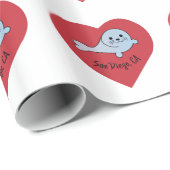San Diego Seal Cadeaupapier (Rol Hoek)