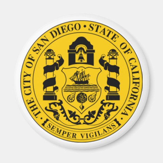 San Diego Seal Magneet (Voorkant)
