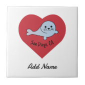 San Diego Seal Tegeltje (Voorkant)