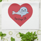 San Diego Seal Theedoek (Gevouwen)