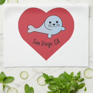 San Diego Seal Theedoek