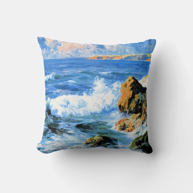 San Diego Shores, fijne kunst, Kussen (Voorkant)