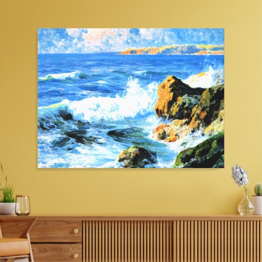 San Diego Shores, kunst, Canvas Afdruk (Insitu (Woonkamer))