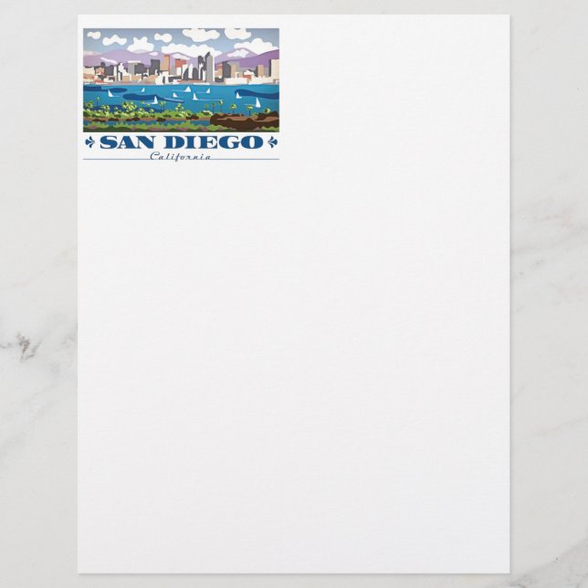San Diego Skyline (Voorkant)