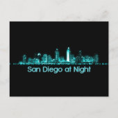 San Diego Skyline Briefkaart (Voorkant)