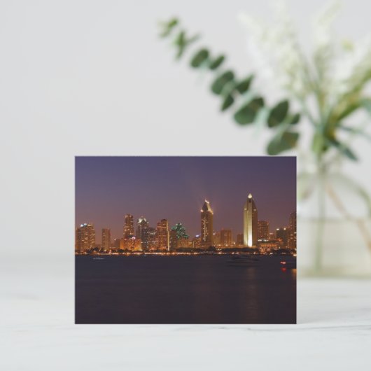 San Diego Skyline Briefkaart (Staand voorkant)