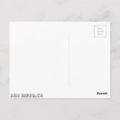 San Diego Skyline Briefkaart (Achterkant)