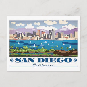 San Diego Skyline Briefkaart