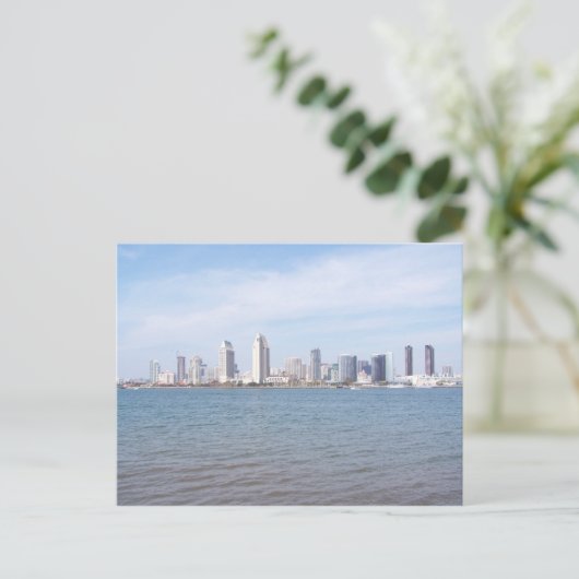 San Diego Skyline Briefkaart (Staand voorkant)