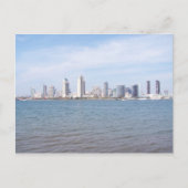 San Diego Skyline Briefkaart (Voorkant)
