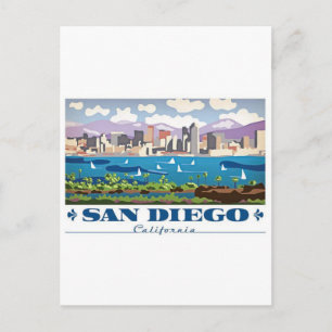San Diego Skyline Briefkaart