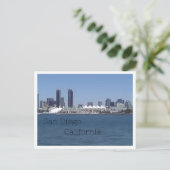 San Diego Skyline Briefkaart (Staand voorkant)