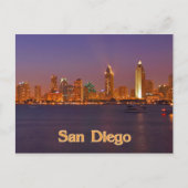 San Diego Skyline Briefkaart (Voorkant)