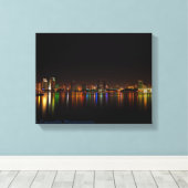 San Diego Skyline Canvas Afdruk (Insitu (Houten vloer))