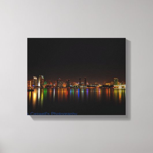 San Diego Skyline Canvas Afdruk (Voorkant)