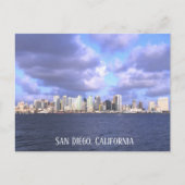 San Diego Skyline Fotografie Personaliseren Briefkaart (Voorkant)