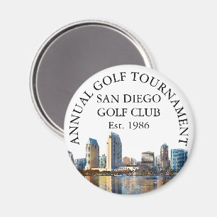 San Diego Skyline Golfclub Toernooi Maatwerk Magneet