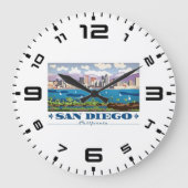 San Diego Skyline Grote Klok (Voorkant)
