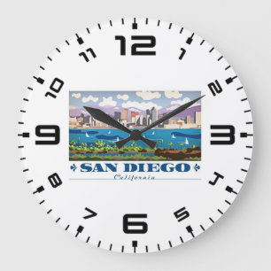 San Diego Skyline Grote Klok