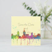 SAN DIEGO SKYLINE KAART (Staand voorkant)