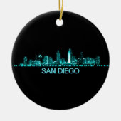 San Diego Skyline Keramisch Ornament (Voorkant)