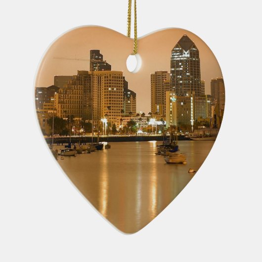 San Diego skyline Keramisch Ornament (Rechts)