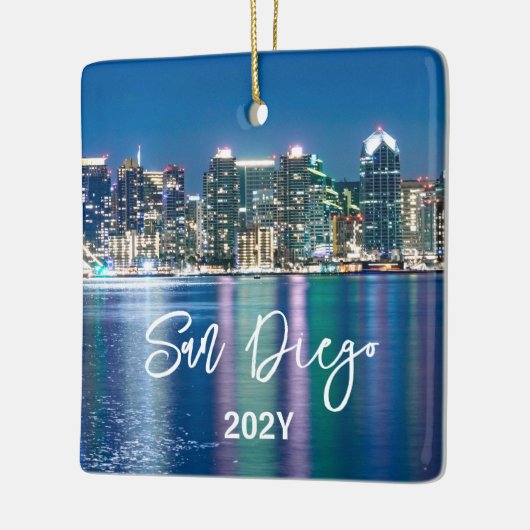 San Diego Skyline keramische Ornament (Links)
