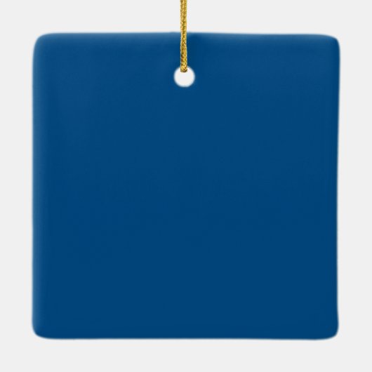 San Diego Skyline keramische Ornament (Achterkant)