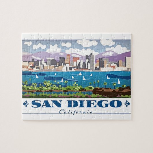 San Diego Skyline Legpuzzel (Horizontaal)