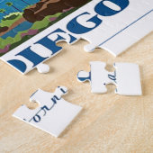 San Diego Skyline Legpuzzel (Zijkant)