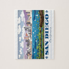 San Diego Skyline Legpuzzel