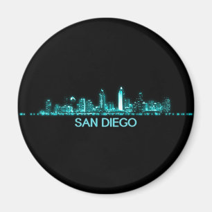 San Diego Skyline Magneet