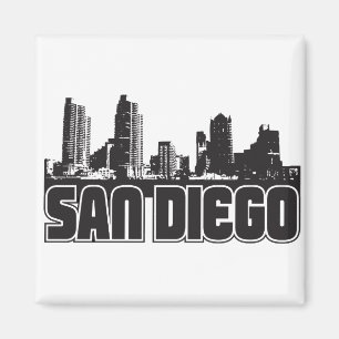San Diego Skyline Magneet