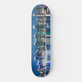 San Diego Skyline monogram Persoonlijk Skateboard (Voorkant)