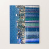 San Diego Skyline Night Legpuzzel (Verticaal)
