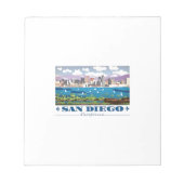 San Diego Skyline Notitieblok (Voorkant)